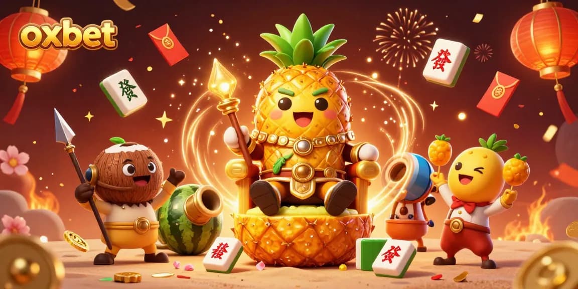 Engage with the vibrant world of oxbet's online gaming through a colorful casino illustration.