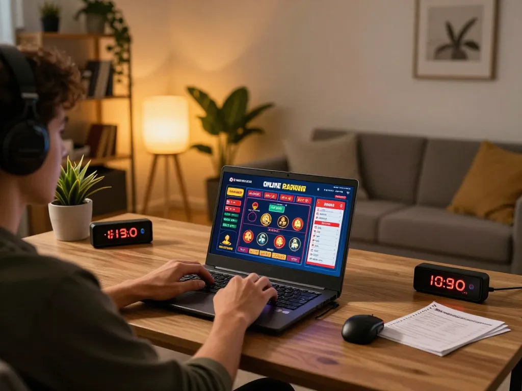 Engaging in strategic gameplay on Trang chủ F168 with a warm home ambiance and casino interface.