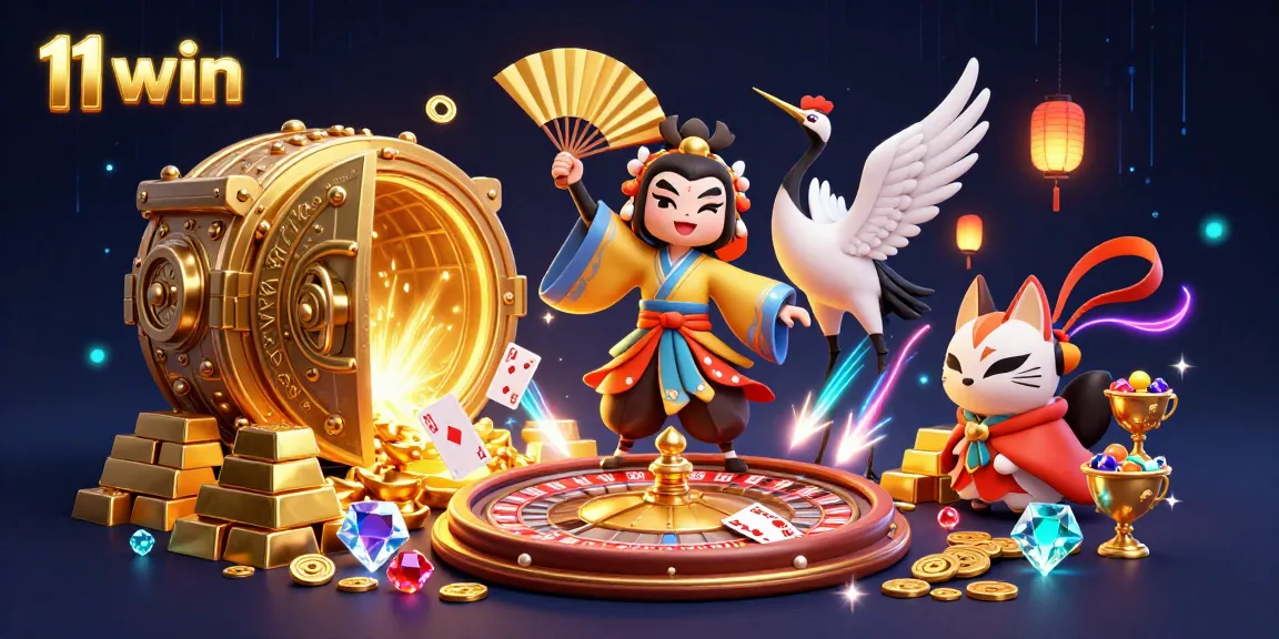 Engage with 11 win's vibrant live casino scene featuring kabuki warrior and roulette.