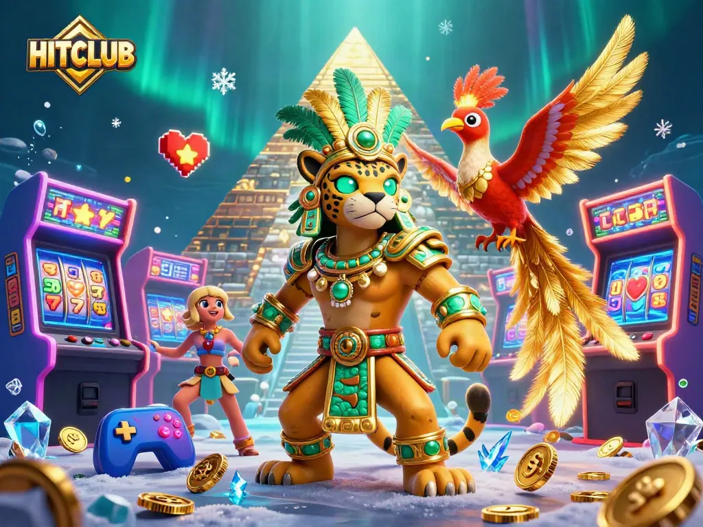 Engage and win at HITCLUB with vibrant slot machines and stunning 3D gaming illustrations