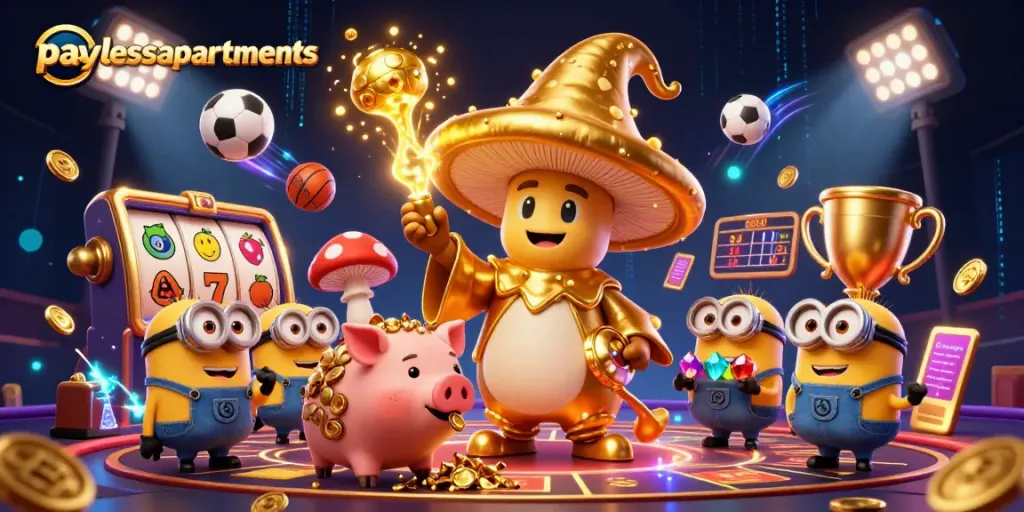 Experience exciting gaming opportunities with paylessapartments in this vibrant casino scene
