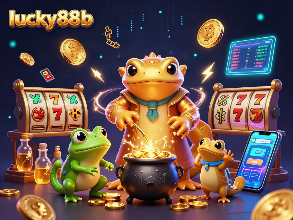 Experience thrilling play at lucky88b with captivating slot reels and exciting casino elements.