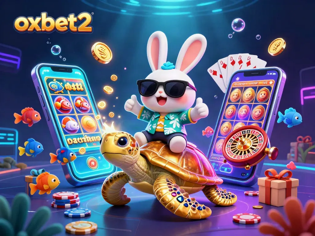 Experience thrilling entertainment with oxbet2's vibrant casino scene featuring colorful characters and dynamic games.