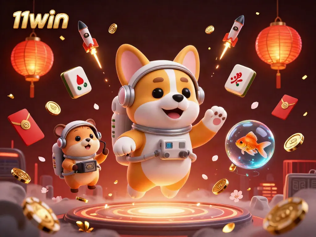 Experience thrilling gameplay at 11WIN through an immersive casino scene featuring dynamic characters and engaging elements.