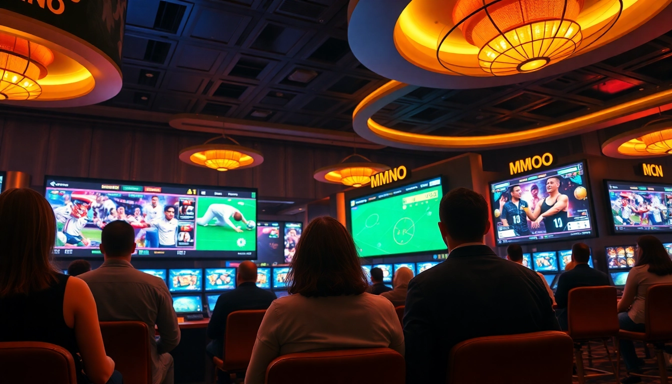 Players engaging in the MMOO online gaming platform with a luxurious digital interface.